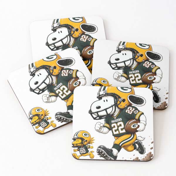 Item preview, Green Bay Packers Snoopy And Woodstock Players designed and sold by Spark-Budz.