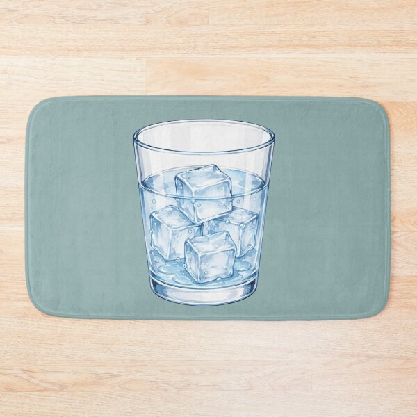 Item preview, Glass of Ice Water Illustration for Refreshing Drink Lovers designed and sold by Theproxmrt.