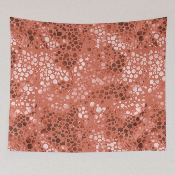 Item preview, Copper metallic texture and abstract circles designed and sold by Pattique.