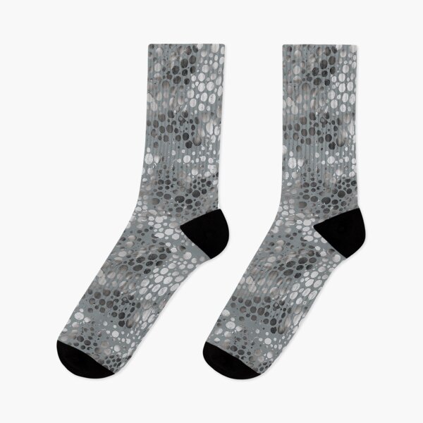 Item preview, Silver metallic texture and abstract circles designed and sold by Pattique.
