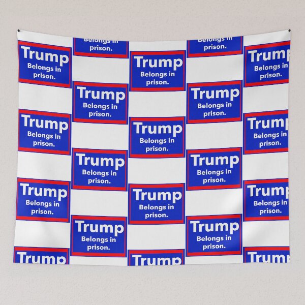 Item preview, Trump Belongs In Prison designed and sold by ZahiraFi-reston.