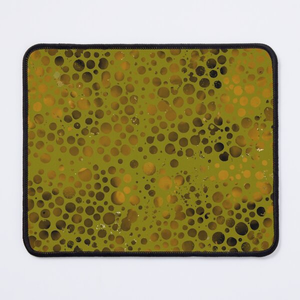 Item preview, Gold metallic texture and retro circles designed and sold by Pattique.