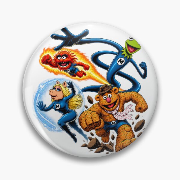 Item preview, The Muptastic Four Fun Cartoon Character Design designed and sold by Assasinatorczar.