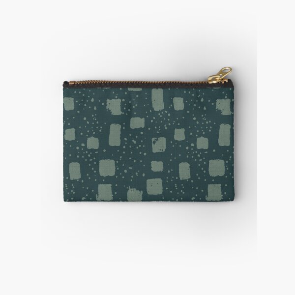 Item preview, Minimalist Abstract Art in Petrol Green and Sage Green with Texture designed and sold by Pattique.