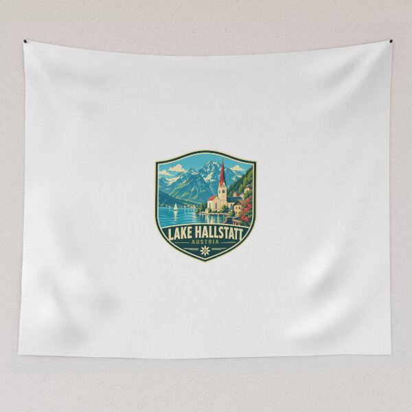 Item preview, Lake Hallstatt Austria European Travel Destination Souvenir designed and sold by Simsimah26Parks.
