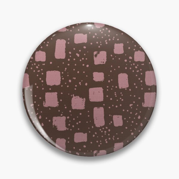 Item preview, Minimalist Abstract Art in Cocoa Brown and Old Rose with Texture designed and sold by Pattique.