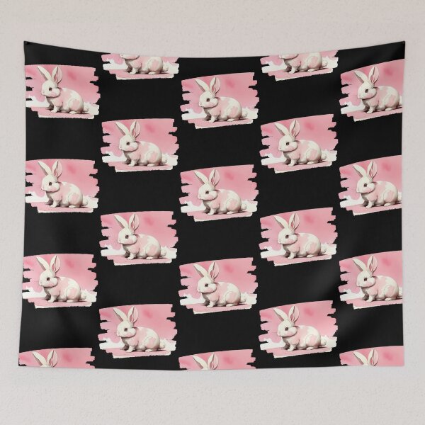 Item preview, Fluffy Pink Bunny designed and sold by arlitoickerson.