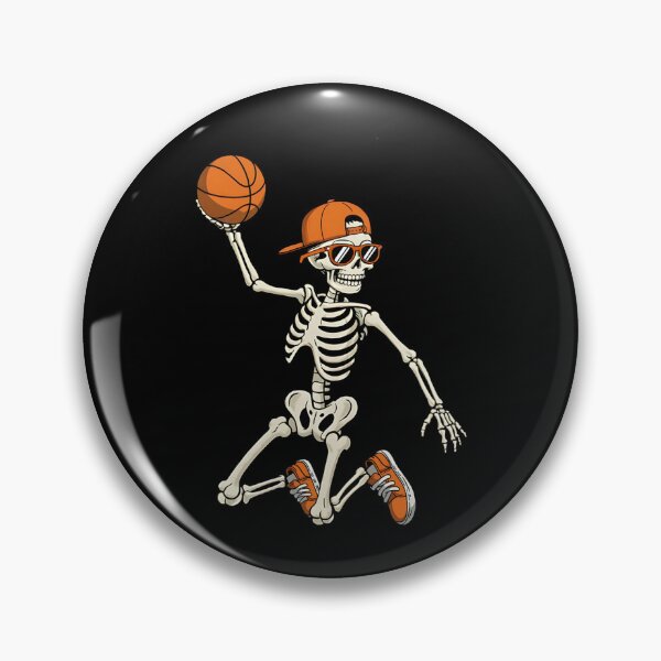 Item preview, Halloween Skeleton Funny Basketball for Teens Boys Men designed and sold by KristenSabol.