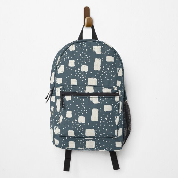 Item preview, Minimalist Abstract Art in Cosmic Blue and Textured Cream designed and sold by Pattique.