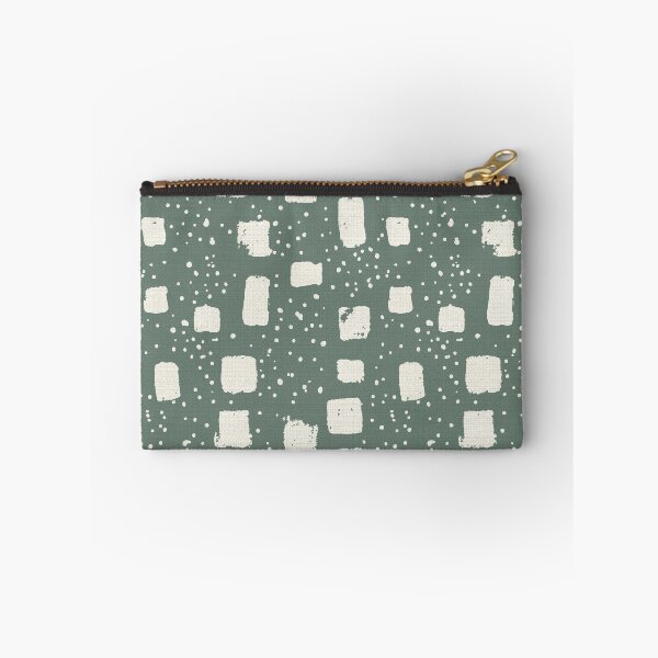 Item preview, Sage Green and Cream Minimalist Textured Abstract Blocks Art designed and sold by Pattique.