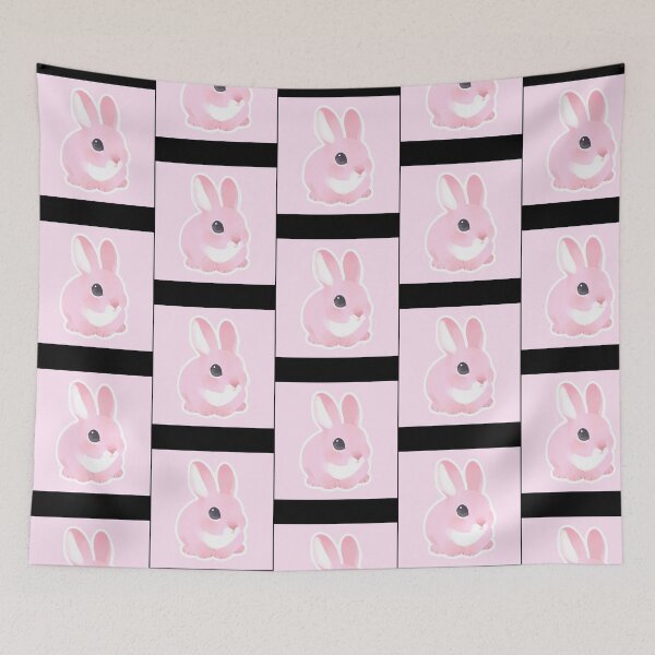Item preview, Fluffy Pink Bunny (Pink Base No Text) designed and sold by arlitoickerson.