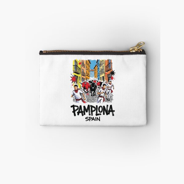 Item preview, Running of the Bulls Pamplona Spain Art designed and sold by Merch by Das Design Studio.