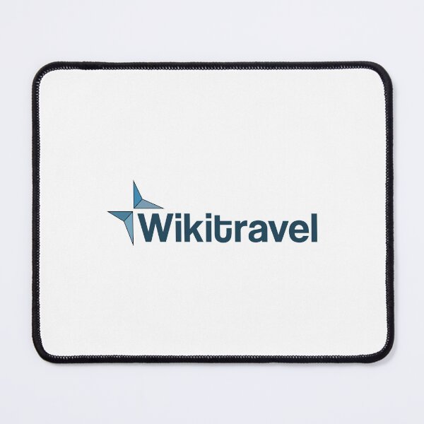 Item preview, Wikitravel Logo with Compass Icon on Black Background designed and sold by modghtr.