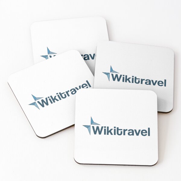 Item preview, Wikitravel Logo with Compass Icon on Black Background designed and sold by modghtr.