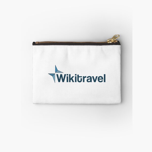 Item preview, Wikitravel Logo with Compass Icon on Black Background designed and sold by modghtr.