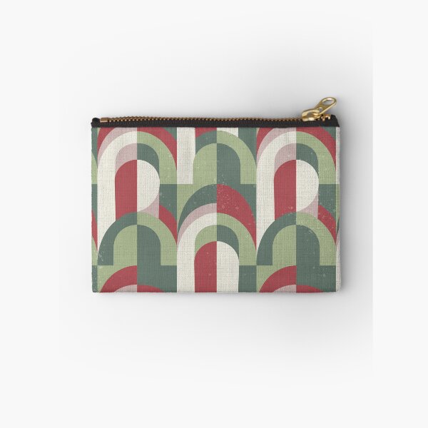 Item preview, Retro Geometry Green and Terracotta Arches designed and sold by Pattique.