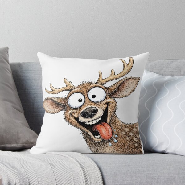 Item preview, Crazy Reindeer – Funny Christmas Deer Design designed and sold by Sed94.