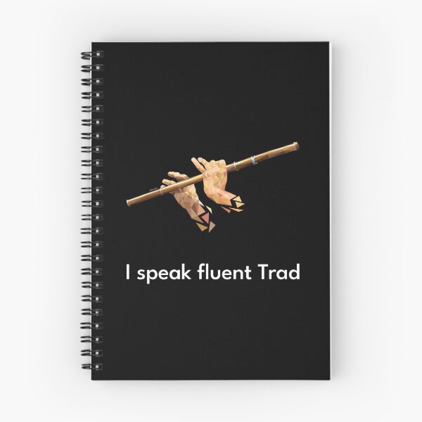 Item preview, I speak fluent Trad Flute designed and sold by TraDArt.