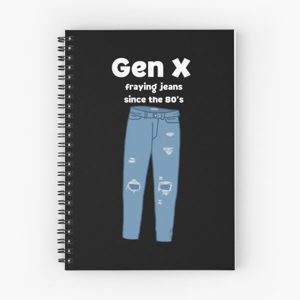 Item preview, gen x fraying jeans since the 80s designed and sold by ThyThang.