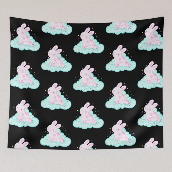 Item preview, Green Bunny Clouds designed and sold by arlitoickerson.