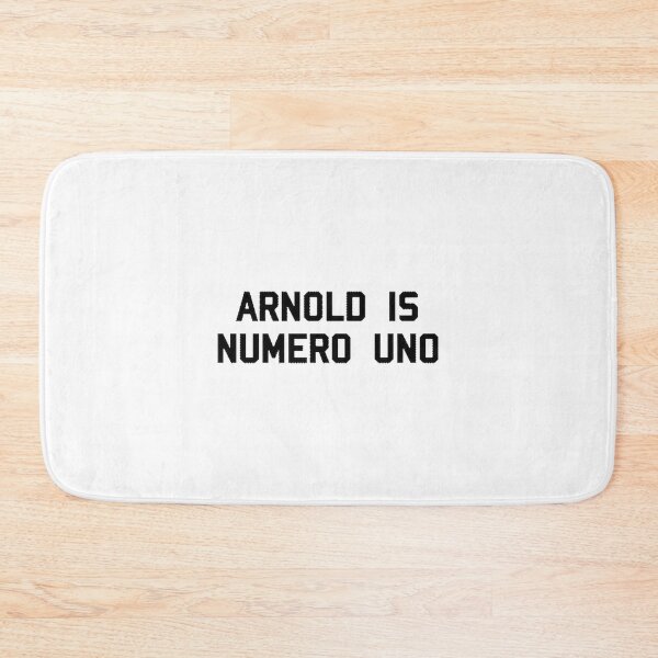 Item preview, Arnold is Numero Uno Motivational Design for Winners and Champions designed and sold by xkillaxoxo.