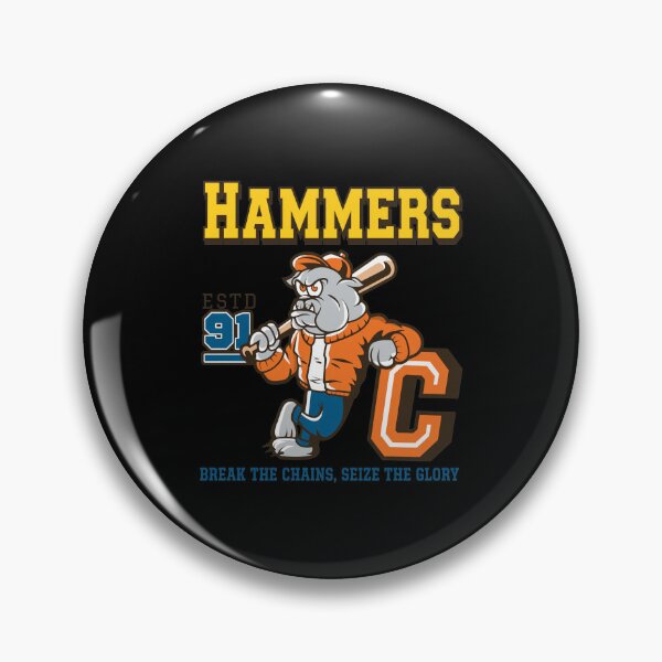 Item preview, Hammers Bulldog Baseball Mascot Vintage Style designed and sold by CHLOHNSON.