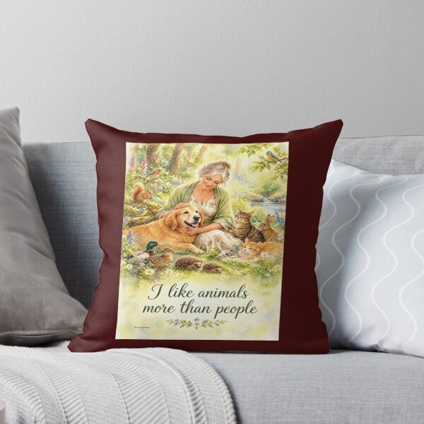 Item preview, I like animals more than people designed and sold by Evelina77swiss.