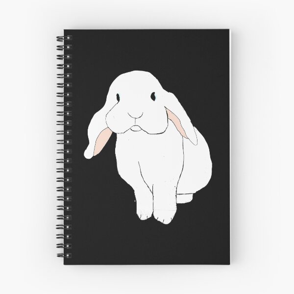 Item preview, Holland Lop Bunny White Pastel Illustration designed and sold by arlitoickerson.