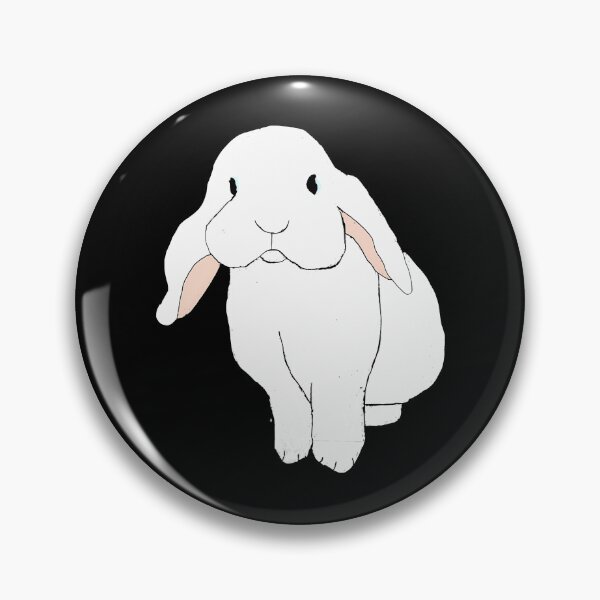 Item preview, Holland Lop Bunny White Pastel Illustration designed and sold by arlitoickerson.