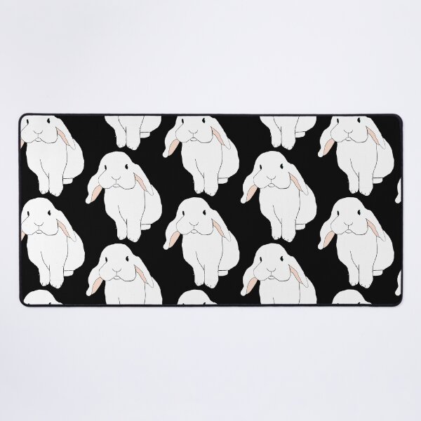 Item preview, Holland Lop Bunny White Pastel Illustration designed and sold by arlitoickerson.