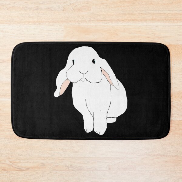 Item preview, Holland Lop Bunny White Pastel Illustration designed and sold by arlitoickerson.