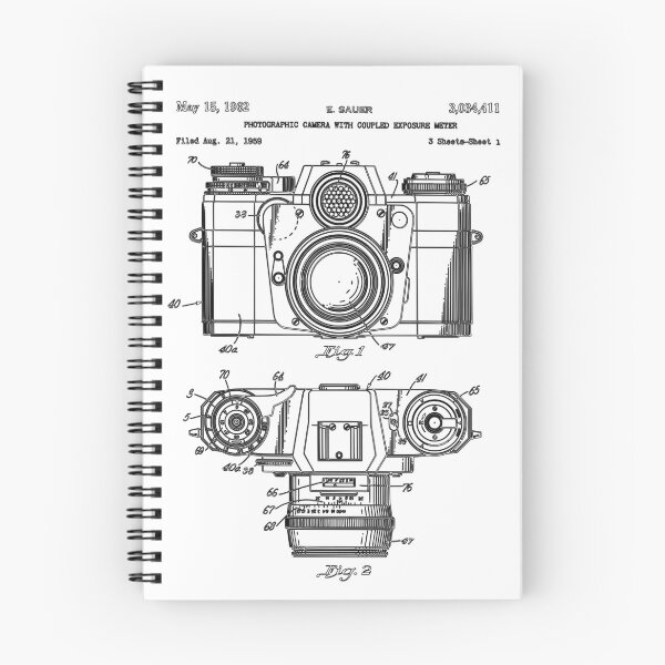 Item preview, 1962 Vintage Camera Patent Art: Retro Photography Blueprint designed and sold by maisy69.