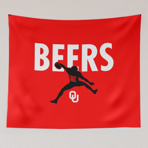 Item preview, Rocky Beers Hurdle Oklahoma Sooners designed and sold by SlowBloomClub.