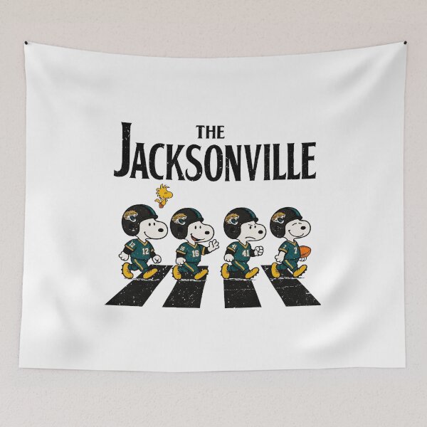 Item preview, Jacksonville Jaguars Snoopy Abbey Road  designed and sold by BloomNymph.