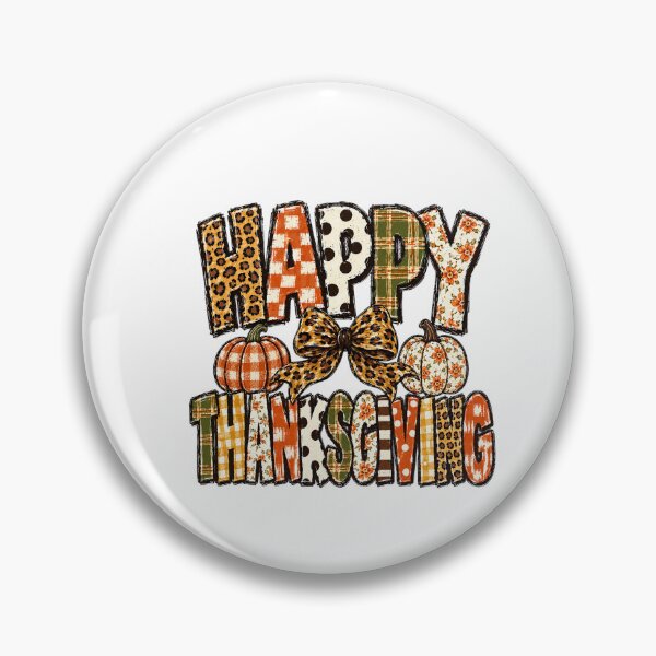 Item preview, Happy Thanksgiving Leopard Print Bow And Pumpkins Western Boho designed and sold by DYALEEZ-XCR.