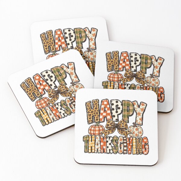 Item preview, Happy Thanksgiving Leopard Print Bow And Pumpkins Western Boho designed and sold by DYALEEZ-XCR.