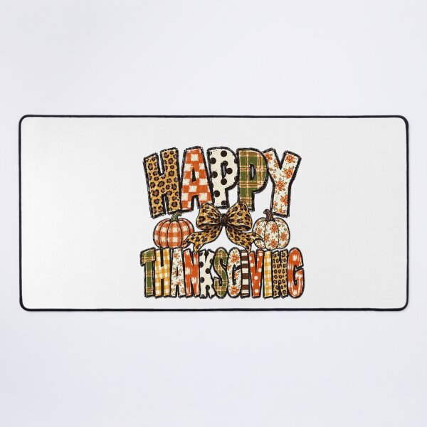 Item preview, Happy Thanksgiving Leopard Print Bow And Pumpkins Western Boho designed and sold by DYALEEZ-XCR.