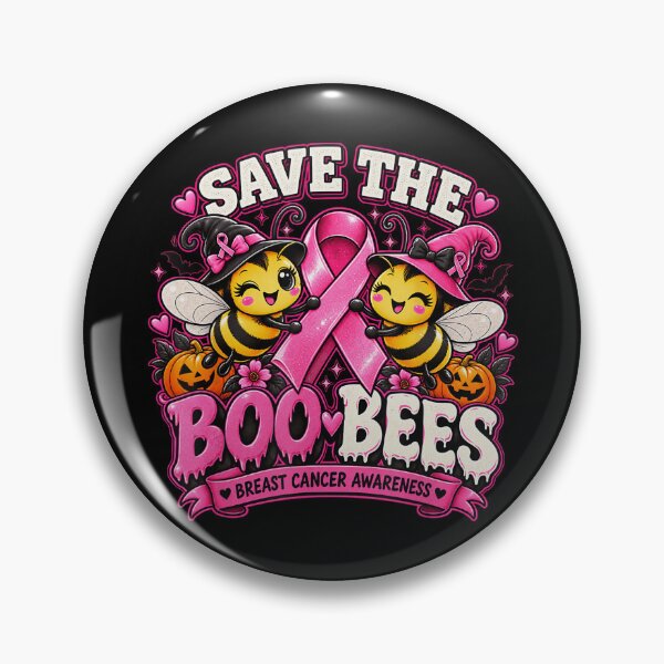 Item preview, Save the Boo Bees Breast Cancer Halloween designed and sold by VioletNance.