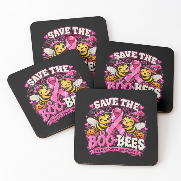 Item preview, Save the Boo Bees Breast Cancer Halloween designed and sold by VioletNance.