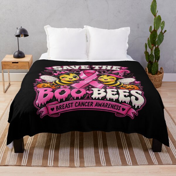 Item preview, Save the Boo Bees Breast Cancer Halloween designed and sold by VioletNance.