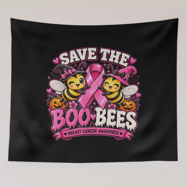Item preview, Save the Boo Bees Breast Cancer Halloween designed and sold by VioletNance.
