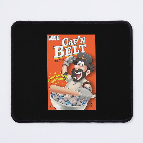 Item preview, Cap'n Belt Baseball Cereal Box Parody designed and sold by CHLOHNSON.