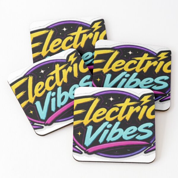Item preview, Electric Vibes Retro Synthwave Lightning Bolt Sticker designed and sold by UmarCreates.