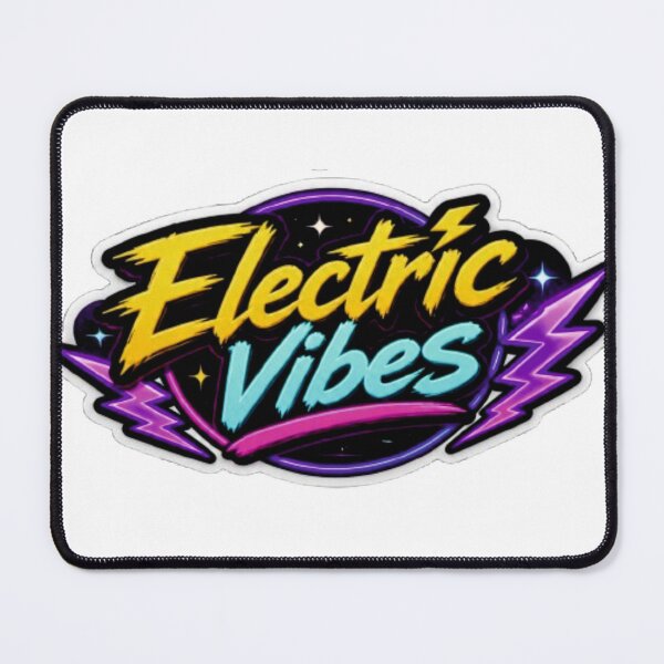 Item preview, Electric Vibes Retro Synthwave Lightning Bolt Sticker designed and sold by UmarCreates.