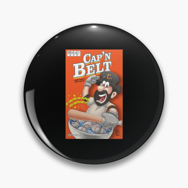 Item preview, Cap'n Belt Baseball Cereal Box Parody designed and sold by CHLOHNSON.