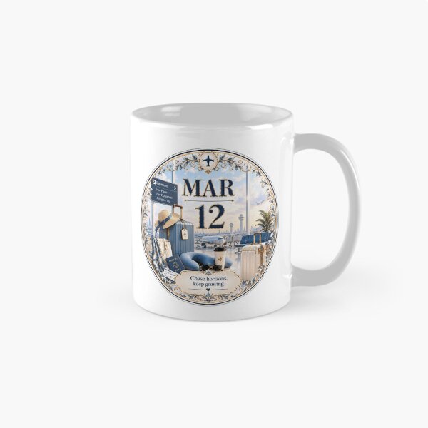 Item preview, March 12 Airport Travel Birthday Design designed and sold by LunaMoments.