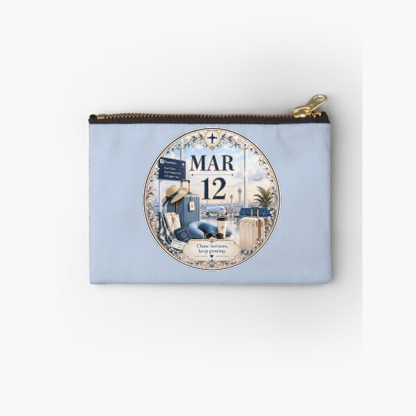 Item preview, March 12 Airport Travel Birthday Design designed and sold by LunaMoments.