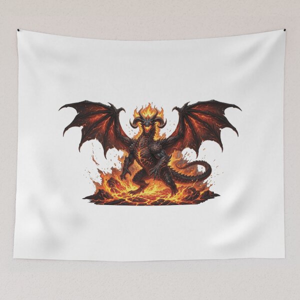 Item preview, Inferno Crown Dragon – Fire Born Fantasy Beast designed and sold by meghnad.