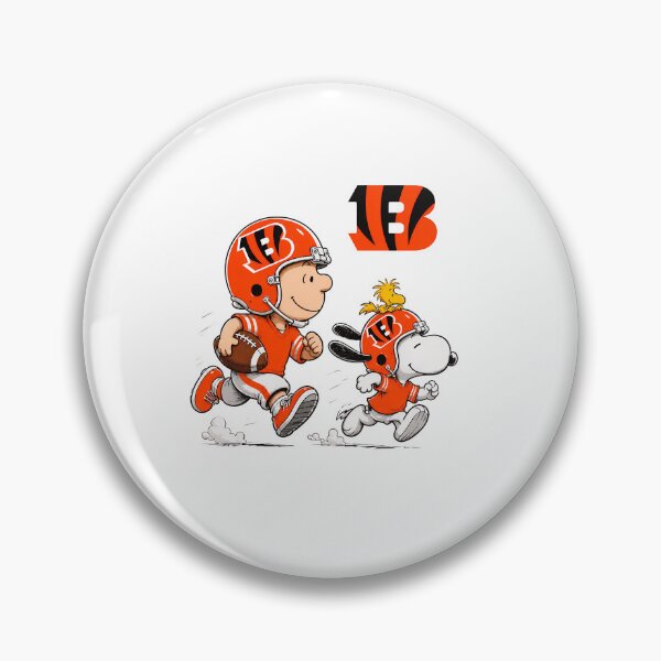 Item preview, Bengals Charlie Brown Snoopy Football  designed and sold by BloomNymph.