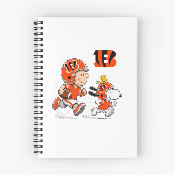 Item preview, Bengals Charlie Brown Snoopy Football  designed and sold by BloomNymph.